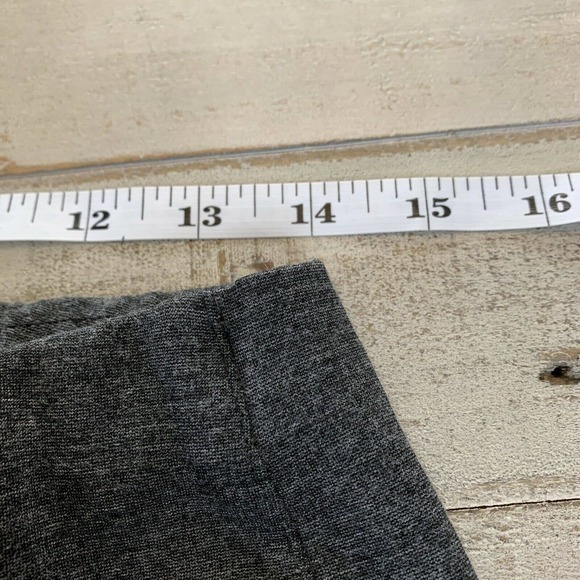 J.JILL Ponte Slim Leg Pants Size Small Gray Pull-On Stretch Elastic Waist 29” - Picture 4 of 7